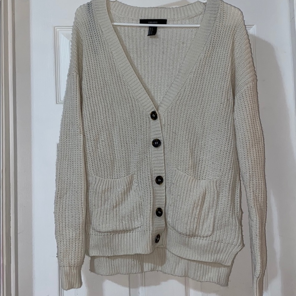 Forever 21 Button-up Sweater